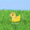 60pcs Luminous Duck Ornament Mini Ducks Resin Tiny Decor Statue Garden Figurines Home Decor For Party Favors, Birthday Gifts Holiday (Assorted Colors)