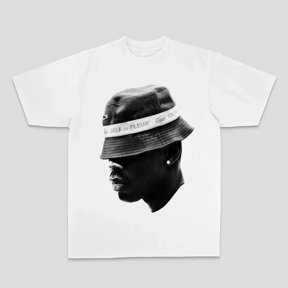 Summer Tyler The Cleator Herren Damen T-Shirt Creator Tyler Rap Hiphop American Street Print Direktsprüh Baumwoll Kurzarm T-Shirt