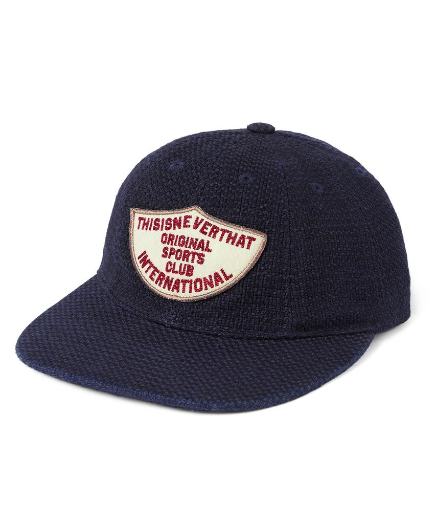 THISISNEVERTHAT Washed Dobby Patch Cap Navy