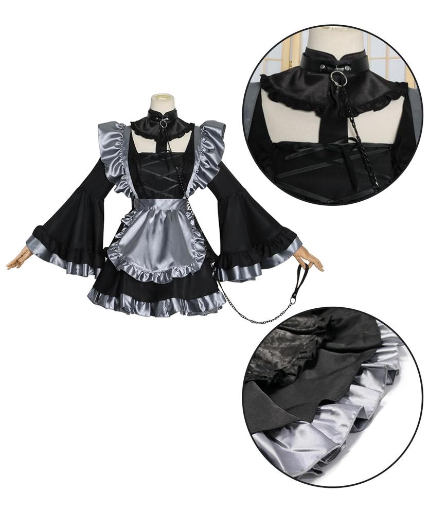 Αγαπημένη μου Cosplay Στολή Καμαριέρας Kitagawa Marin Cosplay Στολή Καμαριέρας Kuroe Shizuku Περούκα Καμαριέρας Shizuku όχι [NOKIJP] Στολισμός (Έκδοση Kuroe, περιλαμβάνεται, M)