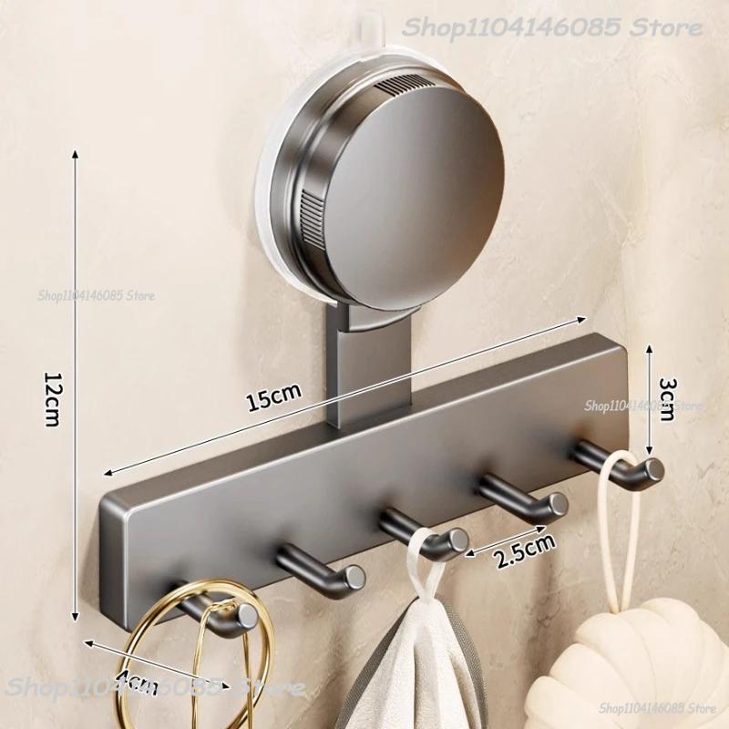 No Need To Drill Suction Cup Suction Mop Wall Hanging Clip Bathroom Perforation-free Mop Clip Broom Mop Hook Fixed Storage