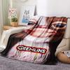 1PC Gremlins Print Flannel Blanket, High quality All Seasons, Home Decor, Warmth and Comfort, Perfect for Christmas Gifts