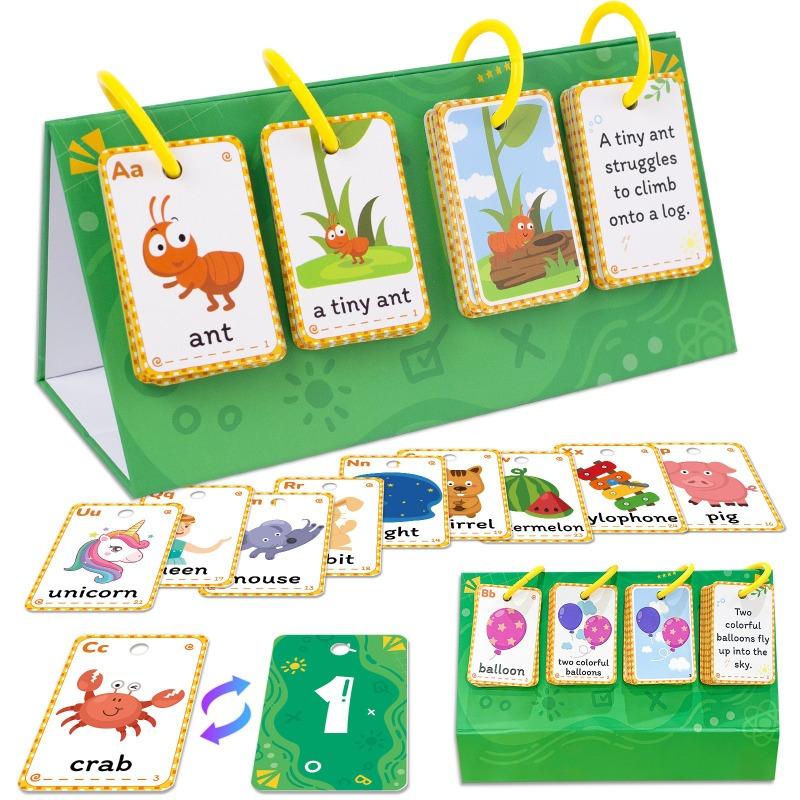 129 Visual Word Education Desktop Cards Early Education Enlightenment Picture and Text Cognitive Cards Parent-child Interaction Cards