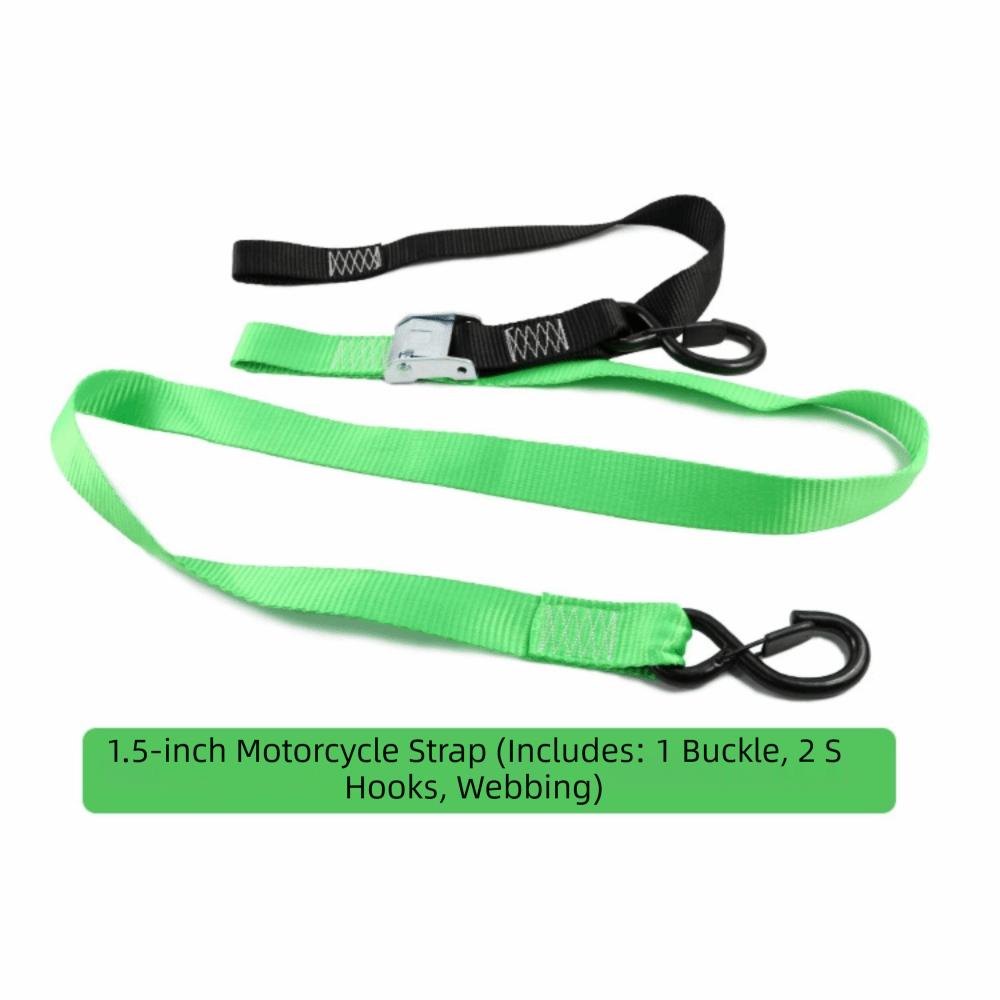Universal Ratchet Tie Down Strap Heavy Duty Cam Buckle Strap Kit Cargo Lashing Belt Dirt Bike