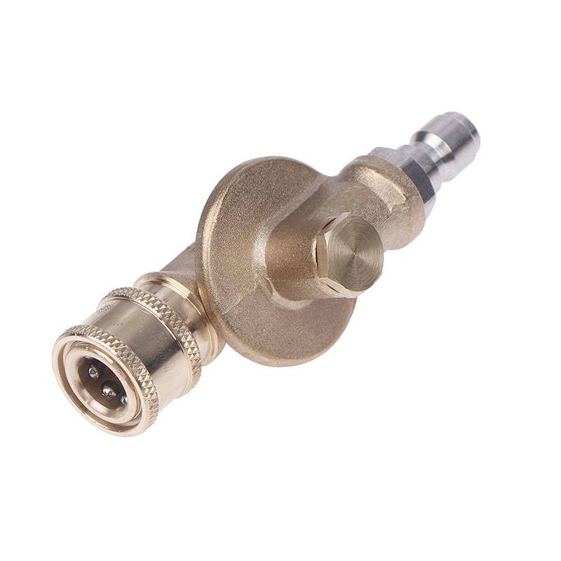 

1Pcs High-Pressure Water Gun Rotary Coupler Angle Copper Joint Conversion Head Quick Connection Adaptor