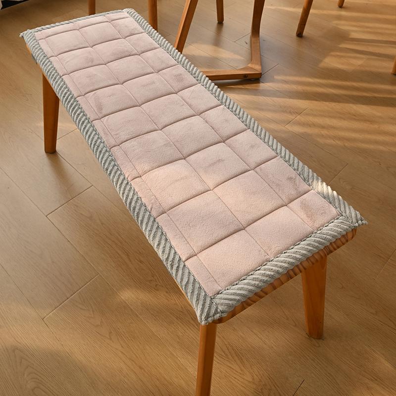 Chair Cushion Dining Room Long Bench Seat Cushion Rectangular Shoe Changing Stool Mat Bench Seat Protector Sofa Seat Pad