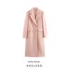Kaslead New Arrival Women's Fashion Style Fashion Blended Double Breasted Coat Outwear 2091724