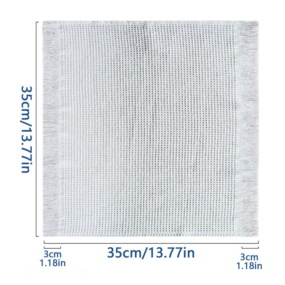 35x35cm Kitchen Rags Waffle Pattern Dish Towels Quick Drying Soft Absorbent Dishcloth Multifunctional Household Cleaning Cloth