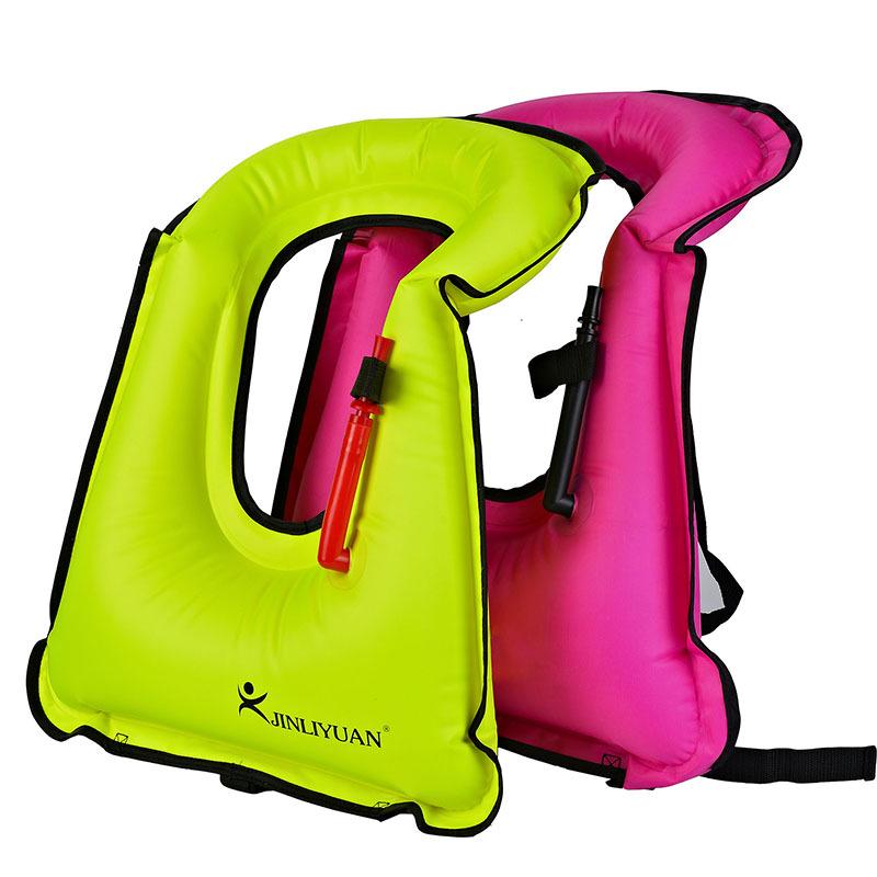 Gilet di sicurezza gonfiabile per snorkeling e nuoto