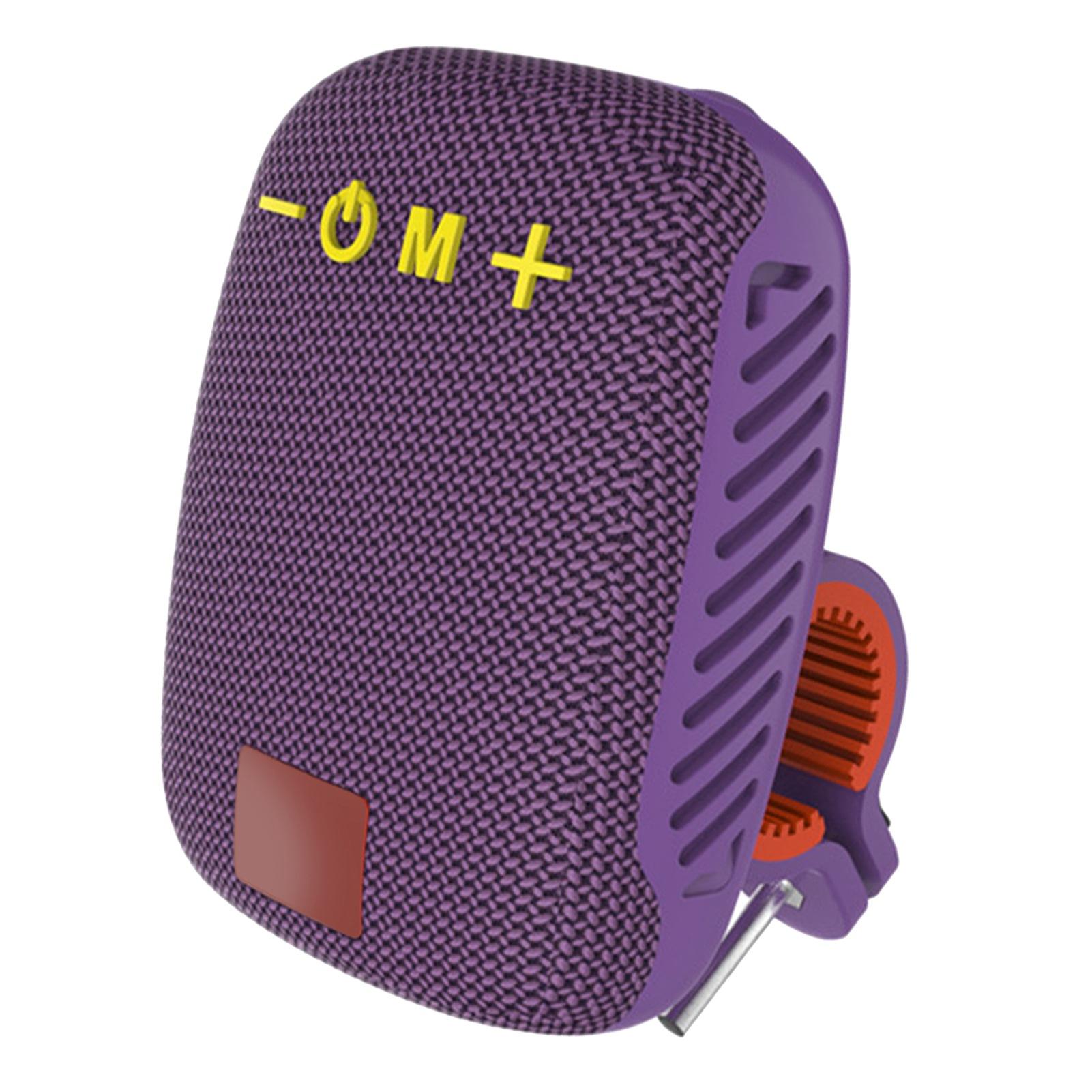 

Велосипедный Bluetooth-динамик IPX5 Водонепроницаемый USB-перезаряжаемый FM-радио Портативный руль Bluetooth фиолетовый