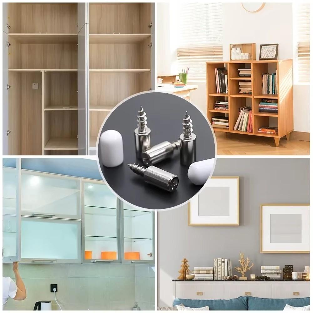 Multifunctional Shelf Support Pegs Portable Heavy Duty Floating Shelfs New Glass Wood Shelf Peg
