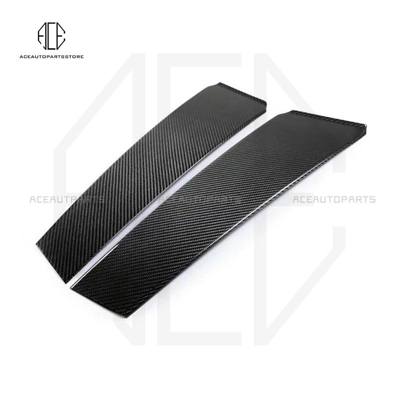 For Maserati Quattroporte Real Carbon Fiber BC Column Side Mirror Window Pillar a set