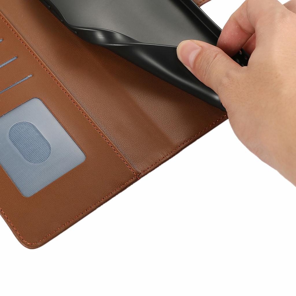 For iPhone 17 Case Splicing Imprinted Rhombus Leather Phone Cover with Wrist Strap