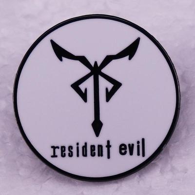 Resident Evil Symbol Brooch Badge for Clothes and Bags
