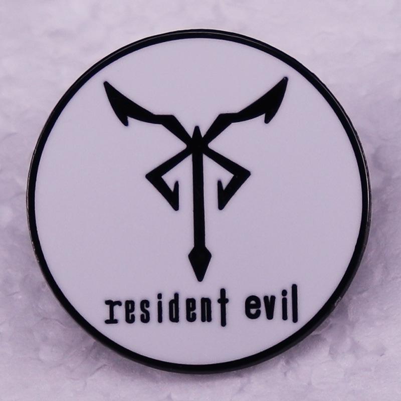 

Resident Evil Symbol Brooch Badge for Clothes and Bags