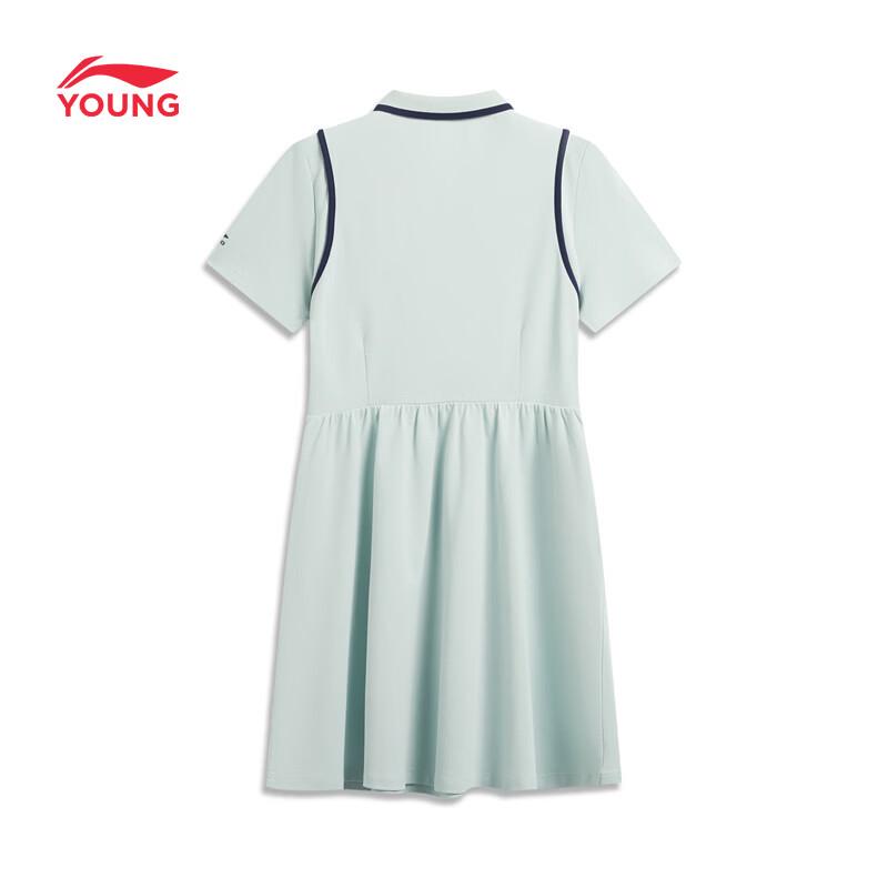 Li-Ning Girls' Ice-Cool Anti-Bacterial Faux Two-Piece Dress