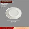 Disposable Paper Plate Halloween Birthday Party Decoration Sugarcane Pulp Disk,Picnic Party Food Plate  6 "  7"  8 " 50Pcs White