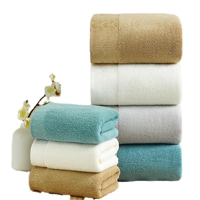 Cotton Adult Face Wash Towel Bath Towel Pure Cotton Couple Smooth Moisture-wicking Home Gift Embroidery Durable Durable