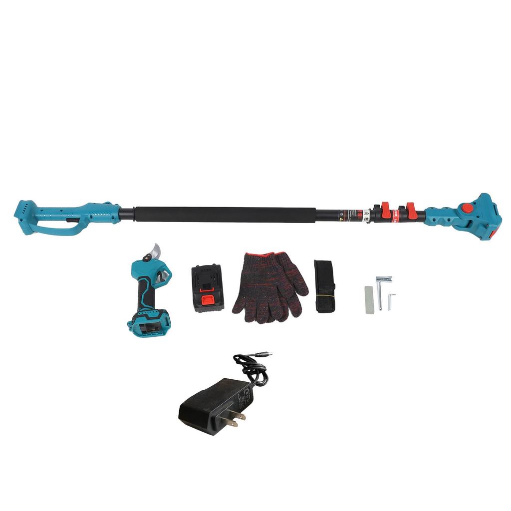 Cordless Branch Cutter Electric Pruning Scissors Rubber Non Slip Handle 180 Degree Adjustable Head 110‑220V for Tree Trimming