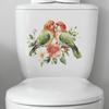 Couple Branches Birds Flowers Bathroom Toilet and Home Beautification Stickers