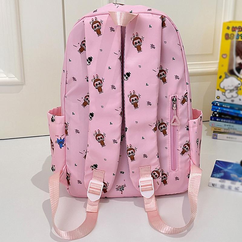 Labubu Kinderrucksack Schultasche Schüler Schultasche Leichter Niedlicher Rucksack Mode Cartoon Rucksack