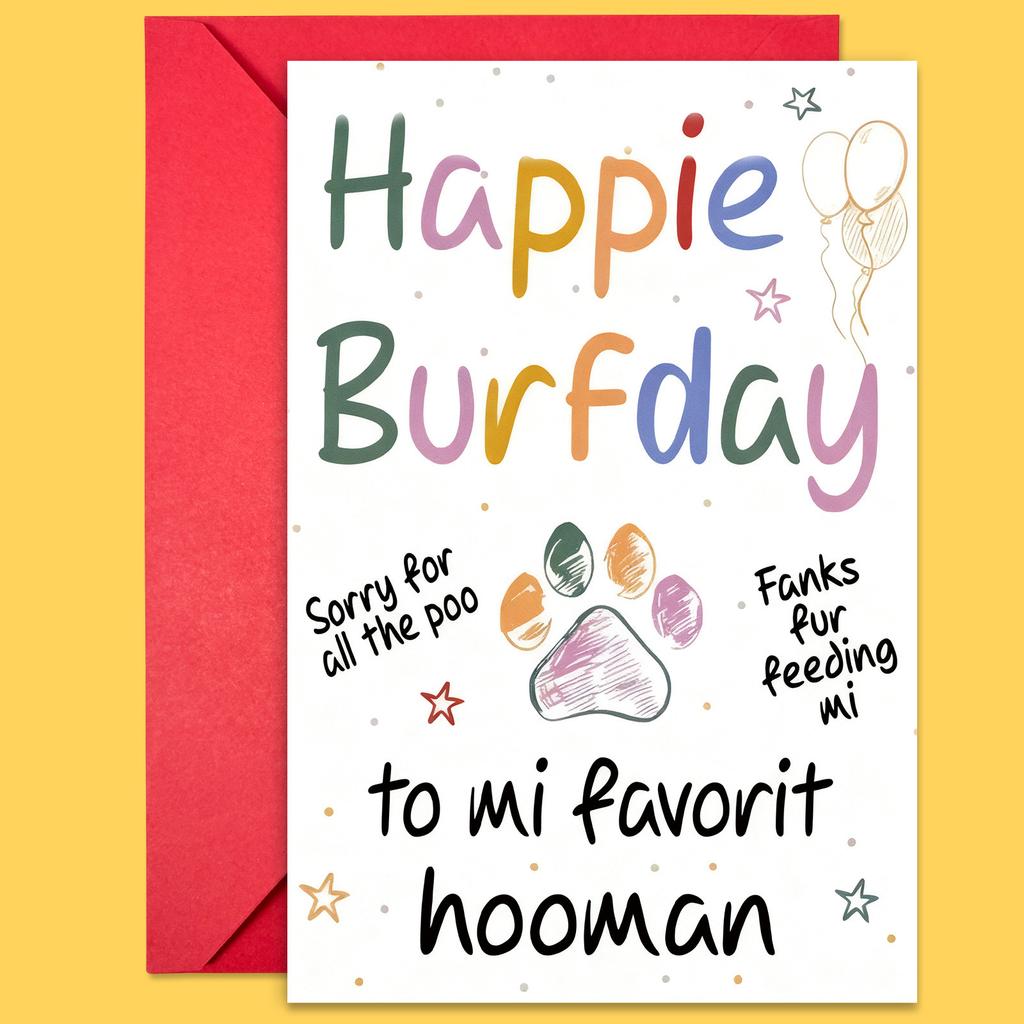 10 Cartoon Birthday Card Envelopes Set With A Variety Of Creative Birthday Greeting Cards