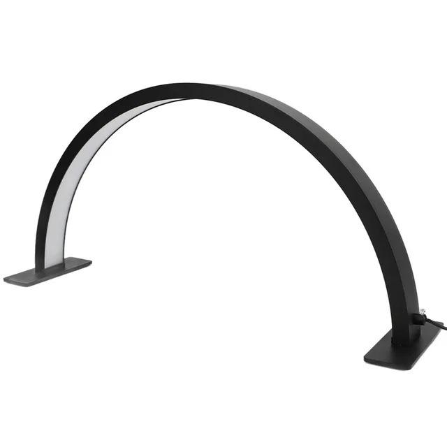 

Світло для нігтів у формі півмісяця та нарощування вій: Настільна лампа для заливки та фотографії