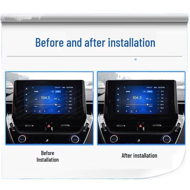 2023 BMW iX1 Interior Film Kit: Anti-Scratch TPU Screen Protector for Center Console and Navigation.