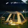 Εξωτερική σκηνή κάμπινγκ 4-6 ατόμων Αυτόματη γρήγορη ανοιγόμενη αδιάβροχη σκηνή Rainfly Οικογενειακή Στιγμιαία εγκατάσταση σκηνής Τουριστική σκηνή
