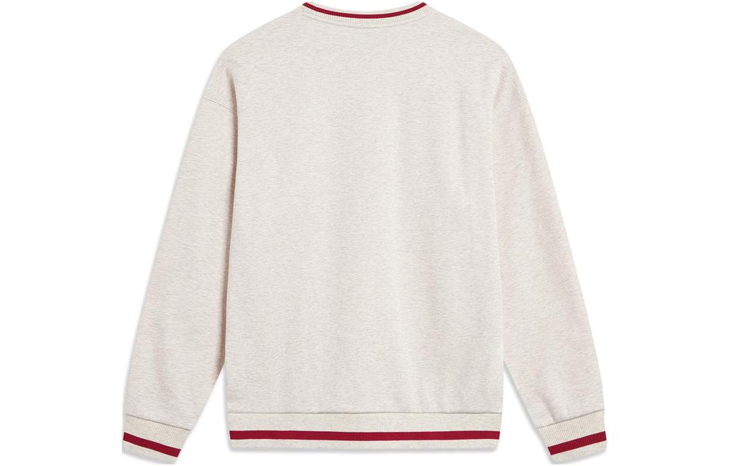 Li Ning Sweatshirt Unisex Heather Gray Tile Gray AWDTB51-1