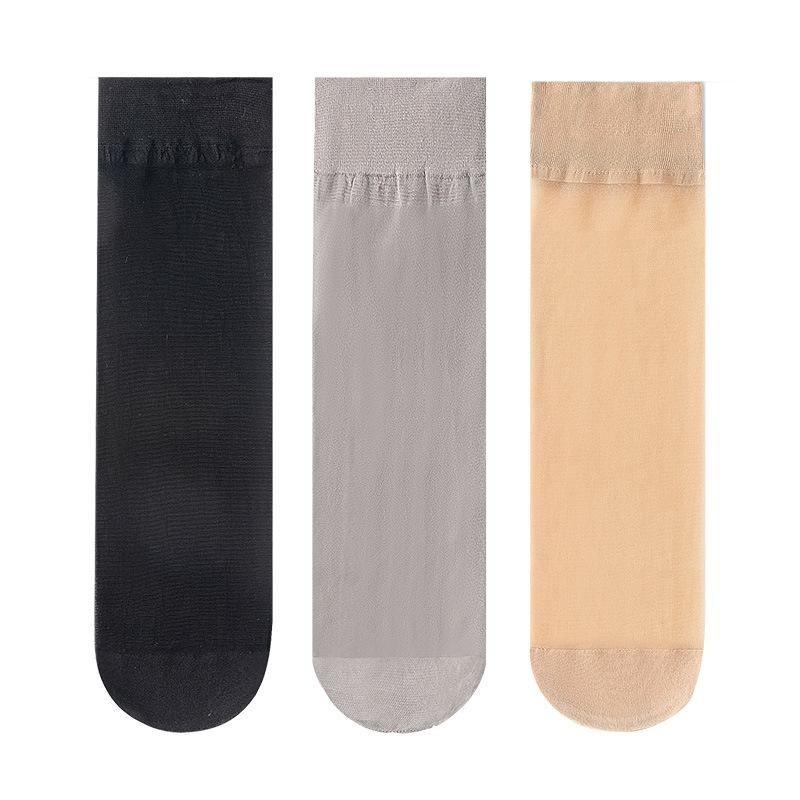 5 Pairs of Women's Summer Ultra Thin Non Slip Invisible Anti Hook Wire Wire Socks