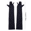 Transparent Mesh Sun Protection Mittens Bride Wedding Gloves Women Driving Gloves Long Gloves