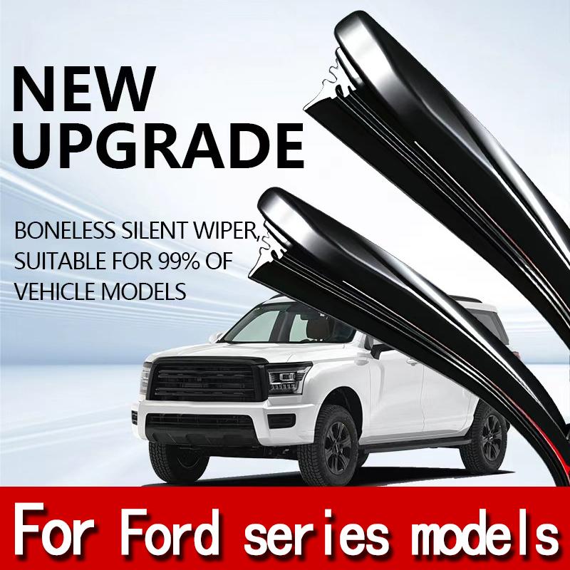1 pair For Ford series models Ford Fiesta F150 Raptor Fox RS Mondeo New Wiper Boneless Wiper Ultra Silent Universal car Wiper Carnival 2009-2014