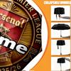 Custom Name Personalized football team Print Umbrella, Auto Open Close, 8‑Rib Sturdy Frame, Commute Camping Hiking Use, Birthday Gift