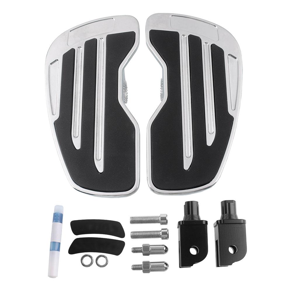 Motorcycle Foot Pegs Rider Footboard Driver Footrests Accessory Fit For Harley Softail Street Bob 114 FXBBS 2021 2022 2023 2024