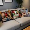 Cartoon W-Wallace-ES and G-Gromit-ES cover Living Room Headboard Office Cushion Bedroom Cushion Sofa Nap Time Pillow Case