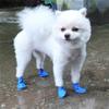 4Pcs Waterproof Pet Rain Boots Anti-slip Dog Shoe Covers  for Small Dog Chihuahua  Large Dogs