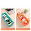 Plastic Stackable Drawers For Wardrobe Things Storage Items Box Grid 5 Desktop Organizer Cosmetics Underwear Baby Clothes Diaper
