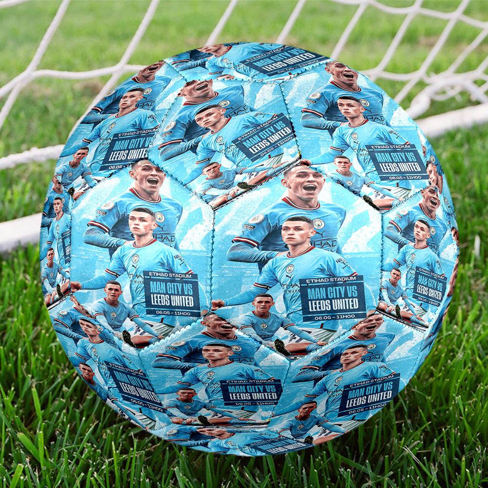 1 Stück Mann Sterne Action Qualität Fußball, Standardgröße 5 Geeignet für Erwachsene, Schüler und Jugendliche für Training und WettkampfYUG21
