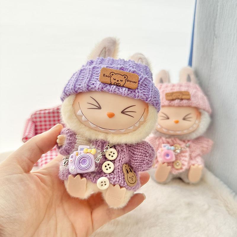 [Nur Kleidung] Schlüsselanhänger der ersten und zweiten Generation, Kleideranhänger, Etikett für sitzenden Partybären, Schal, Hut.