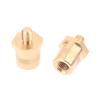 1Pair M8 Battery Pole Adapter Brass Terminal Bolt Connectors Car Battery Connection Terminals With Stainless Screws