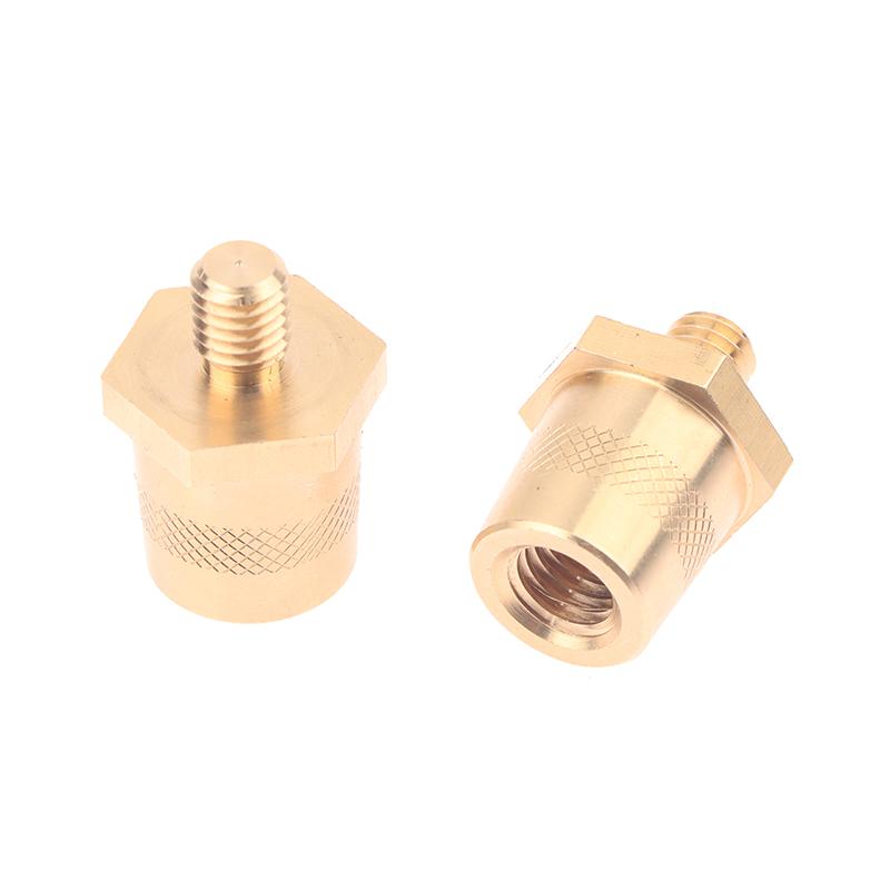 1Pair M8 Battery Pole Adapter Brass Terminal Bolt Connectors Car Battery Connection Terminals With Stainless Screws