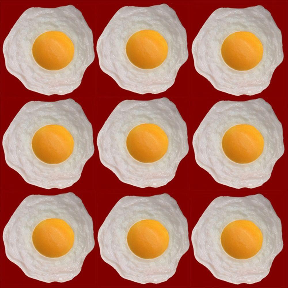 Pretend Play for Adult Kids Toy Fried Egg Squeeze Simulation Fried Egg Squeeze Eggs Fried Egg Toy
