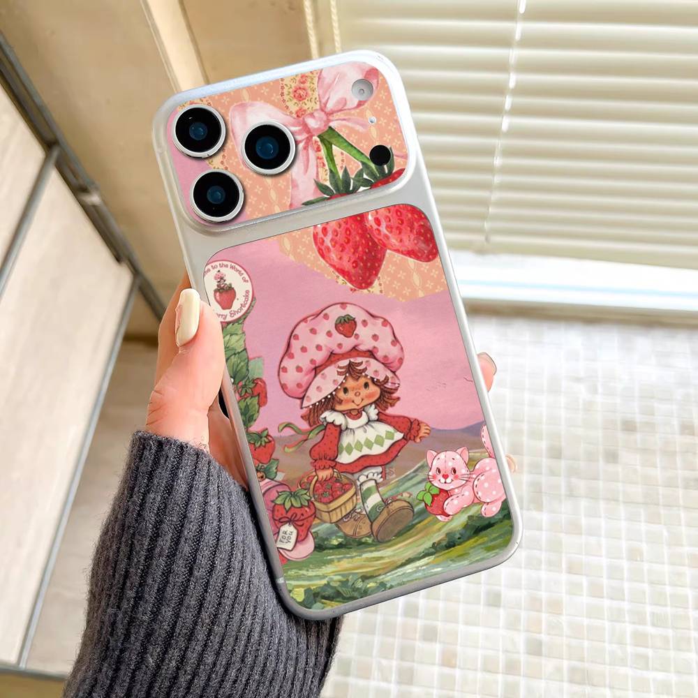 

Animated Strawberrys Shortcake For IPhone 17 Pro 17 Pro Max Back Skin Sticker Protective Decal Wrap iPhone 17 Pro