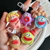 Cute Sausage Mouth Pendant Cartoon Big Mouth Keyring Fun Funny Clown Keychain  Hanging Accessory