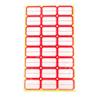 50 Sheets Self-Adhesive Blank Labels for Handwritten or Name Stickers
