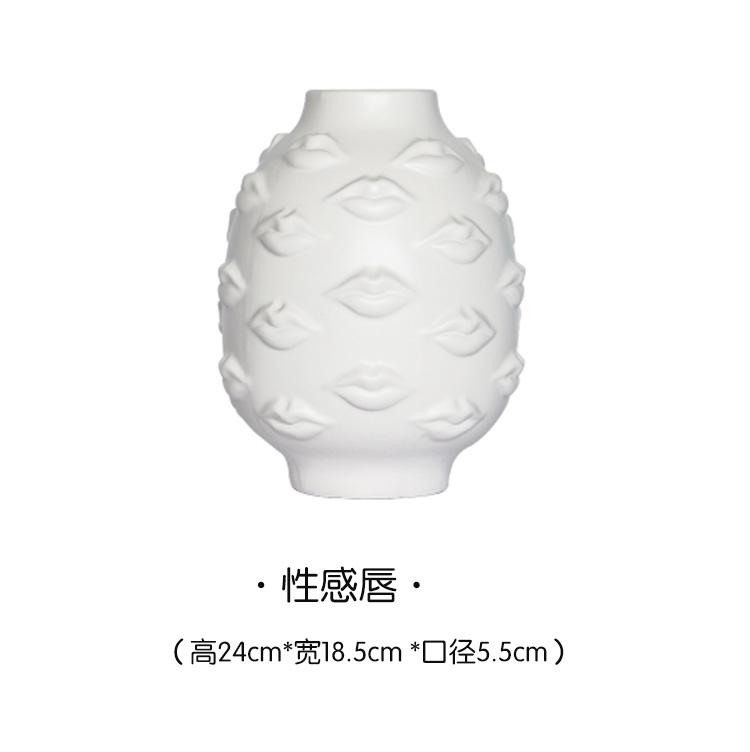 Lady Men Face Head Planter Vase Face Flower Human Succulent Pot Home Garden Ornament Ceramic Crafts