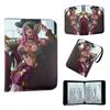 One Piece Boa Hancock Card Binder PU Leather Zip Large Capacity Anime Trading Card Holder
