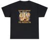 Allergic To Peanuts T Shirt Funny Butter Allergy Sufferers Lovers Shirt