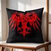 AAlbaniaS Flag Cushion Cover Natural Linen Organic Fabric DoubleSided Printing Couch Pillow Covers Home Decor